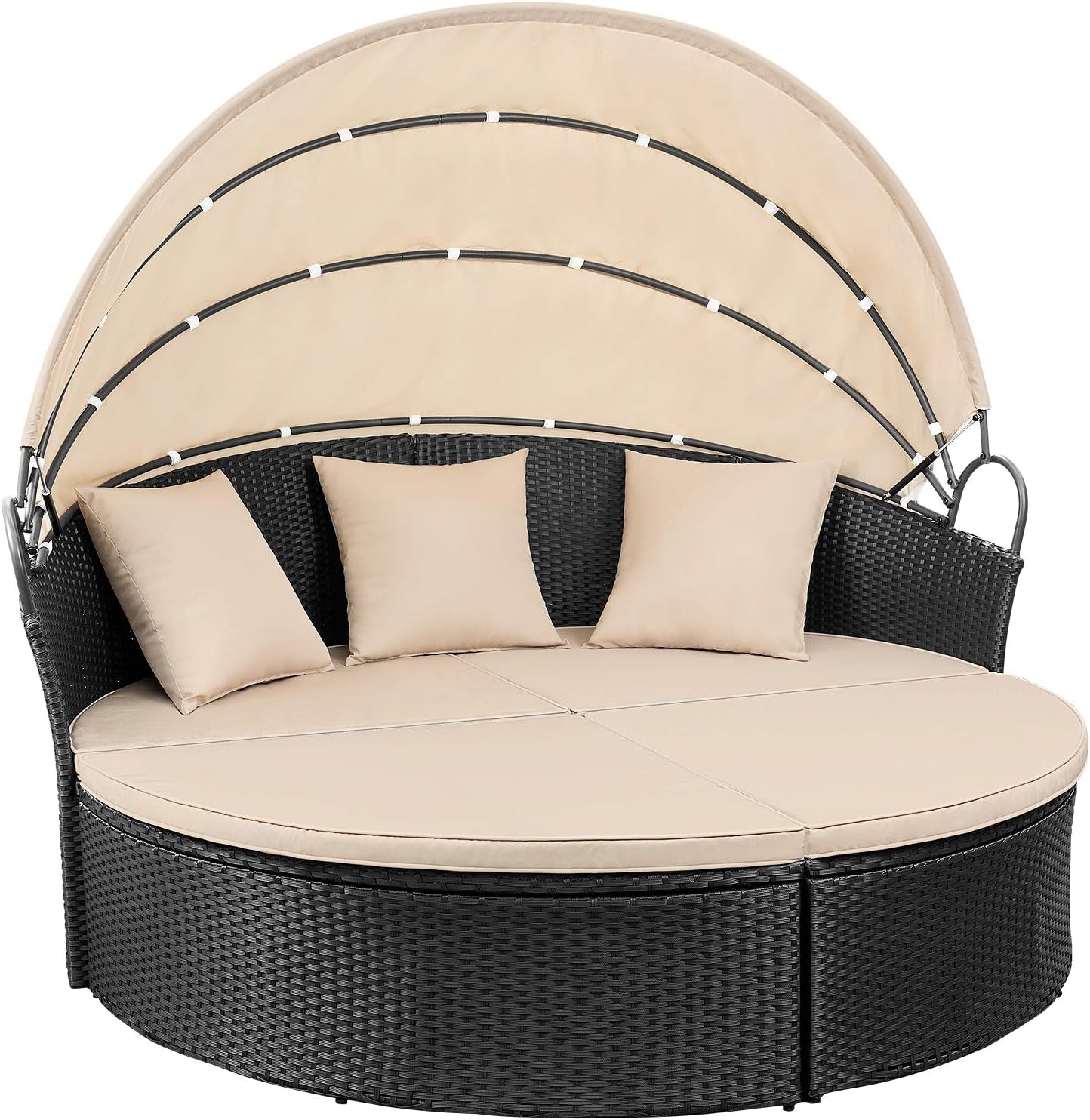 The Santorini Round Canopy Daybed