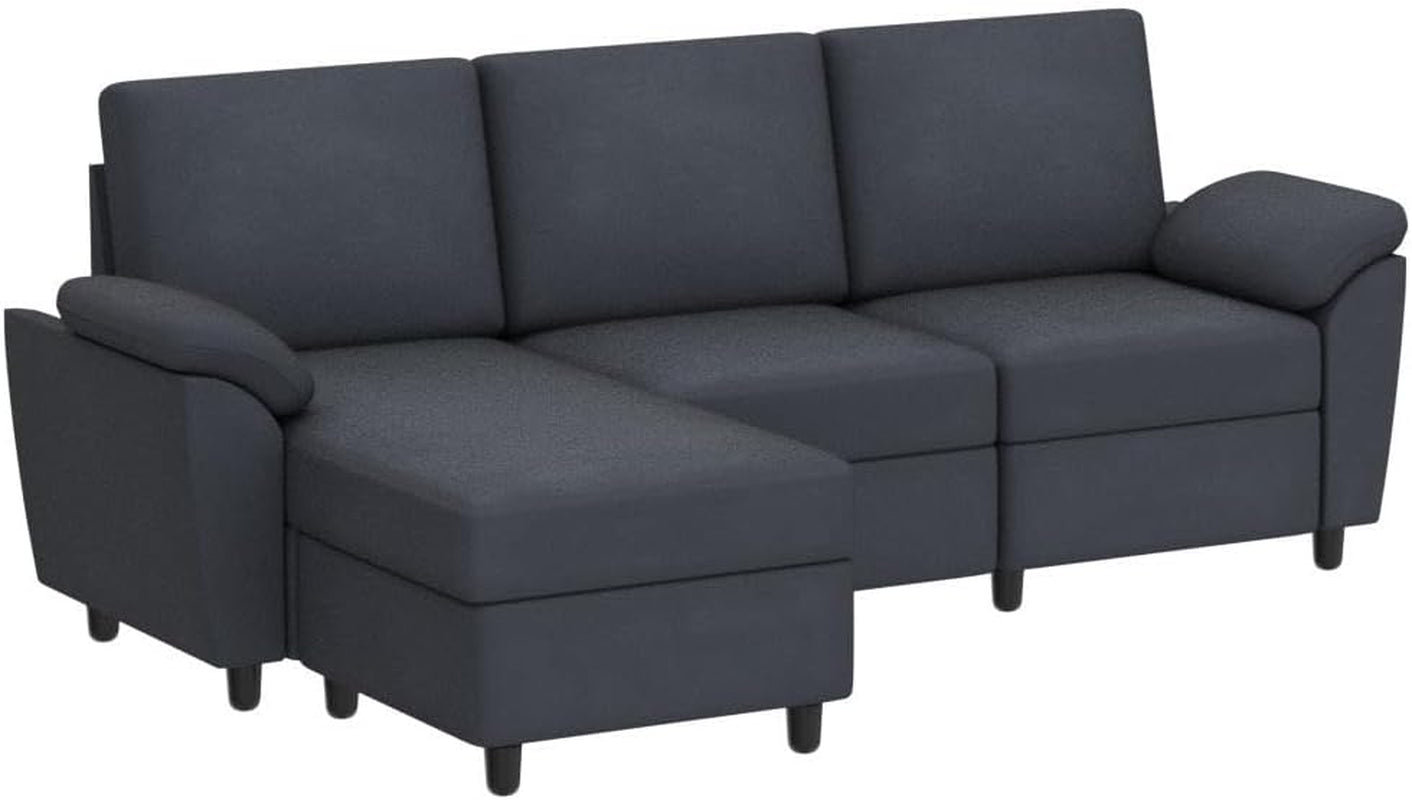 Grey Linen Sofa - Perfect Accent for Any Room