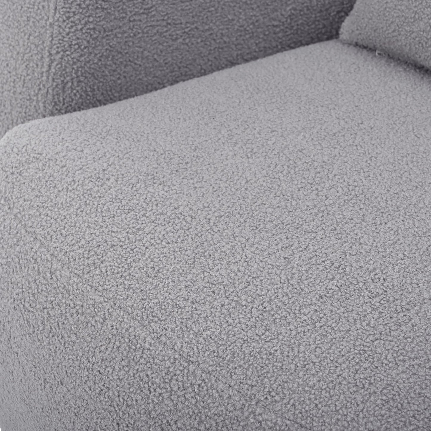 Contemporary U-Shaped Sectional Sofa with Modern Armchair