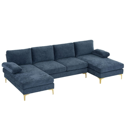 Modular Sofa Grey-Blue Color
