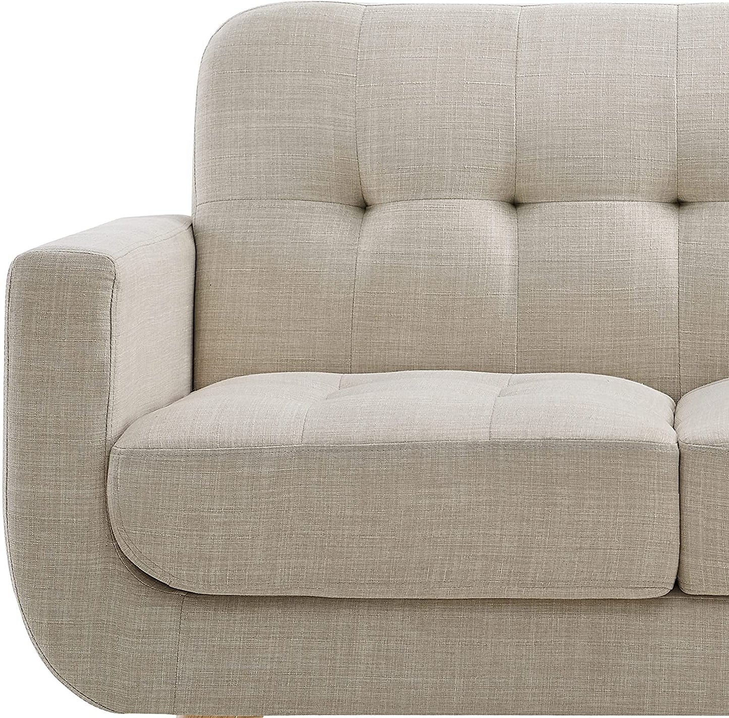 Charming Elena Beige Accent Armchair